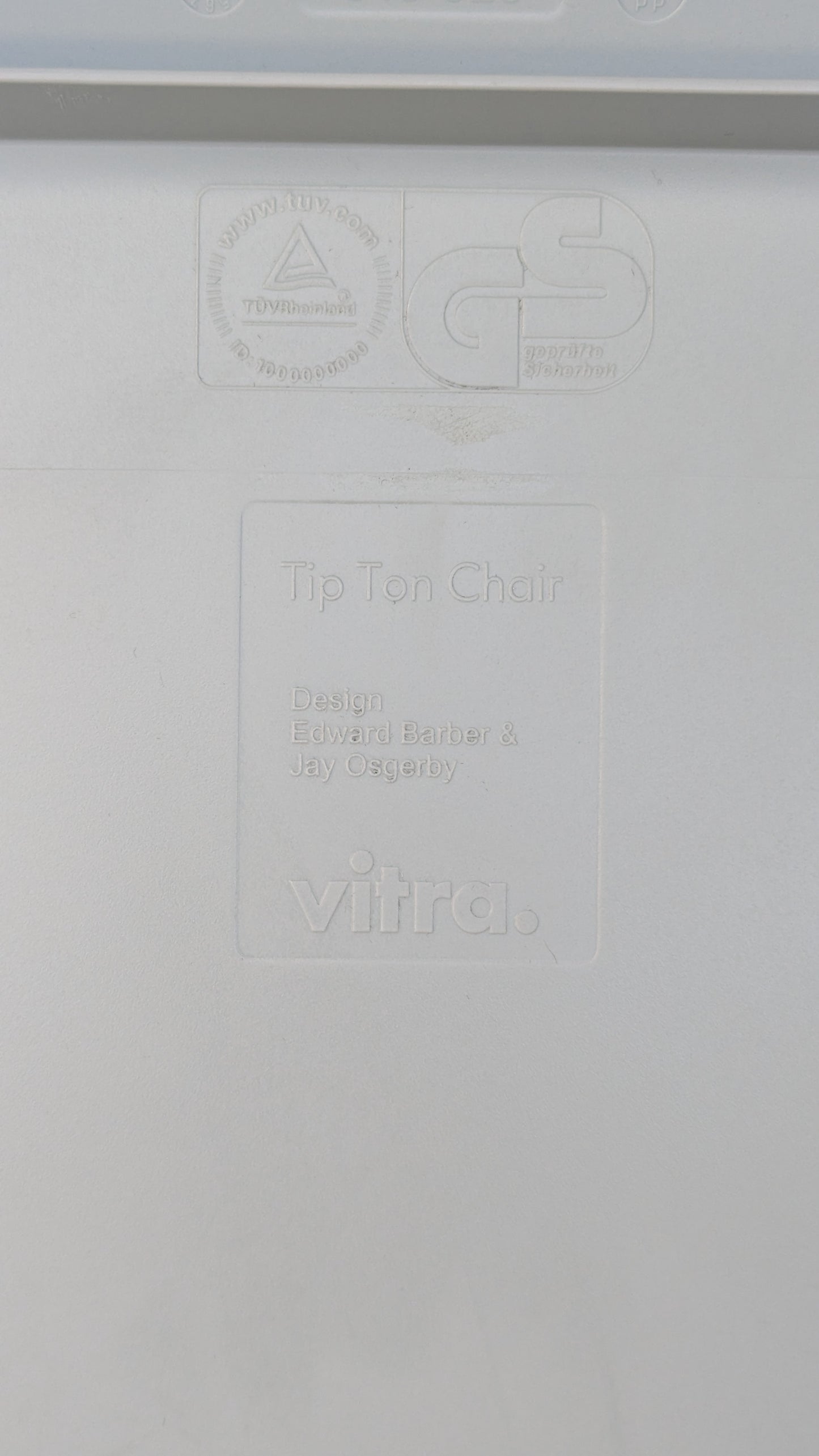 Vitra Tip Ton Chairs (Barber & Osgerby) - Glacier Blue