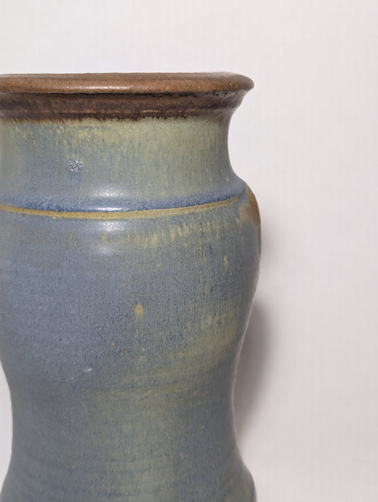 Wheel-Thrown Stoneware Vase | c. 1970s | Signed Davis