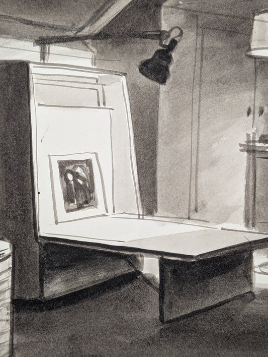 245 Kensington Way Studio | c. 1940s | Ink on Paper