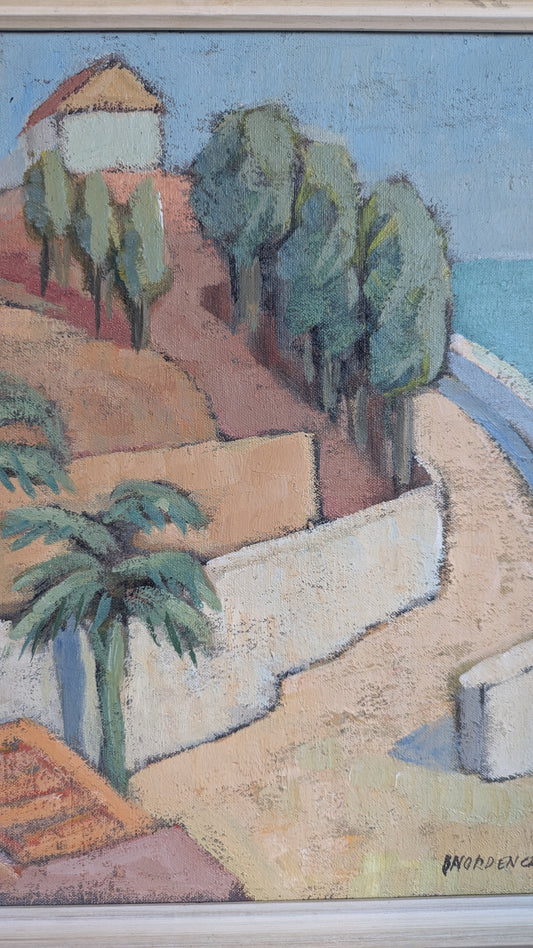 Brita Nordencreutz Mediterranean Coast | 1963 | Oil on Canvas