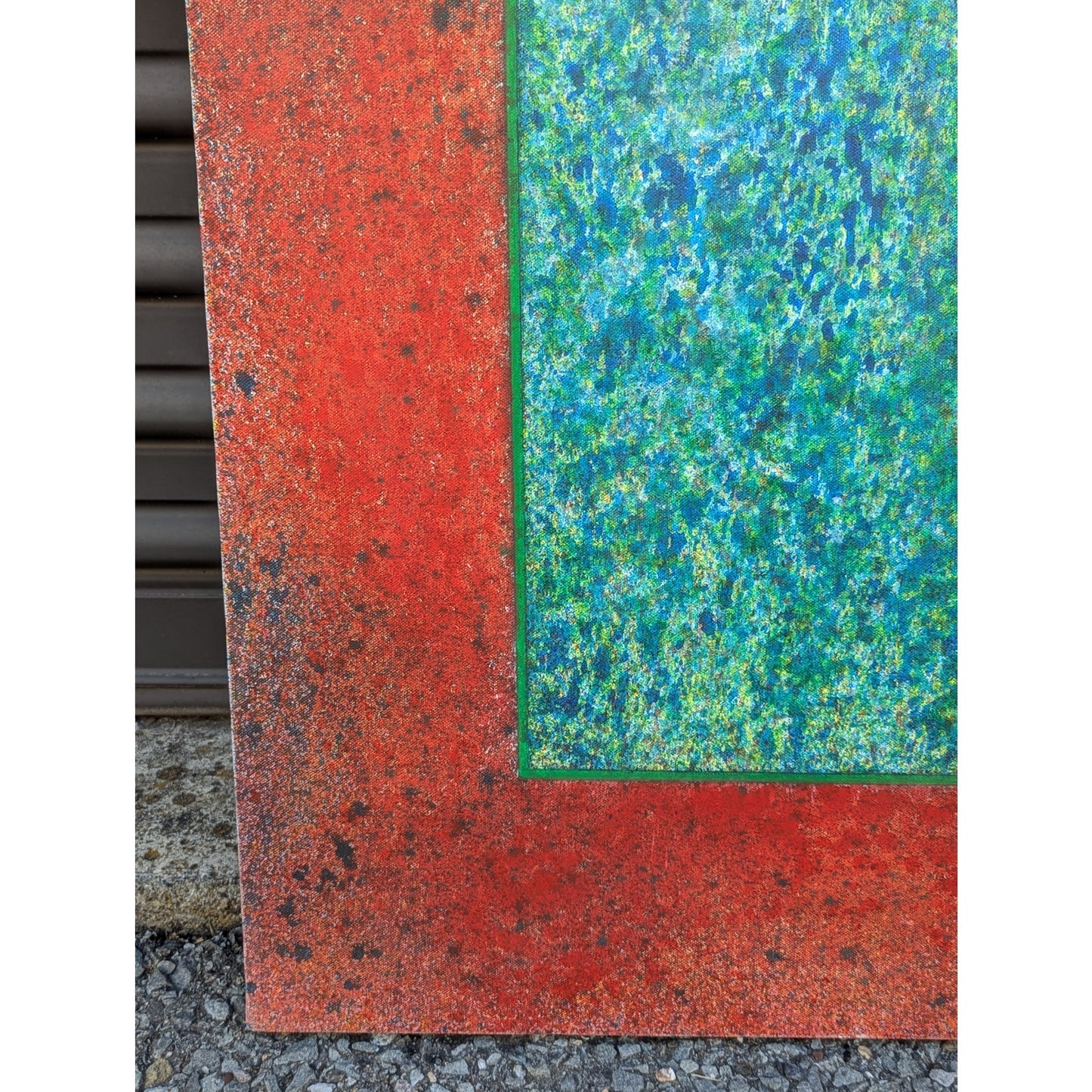 B. Wilson Abstract Painting | 1983 | Spatter Series No. 1