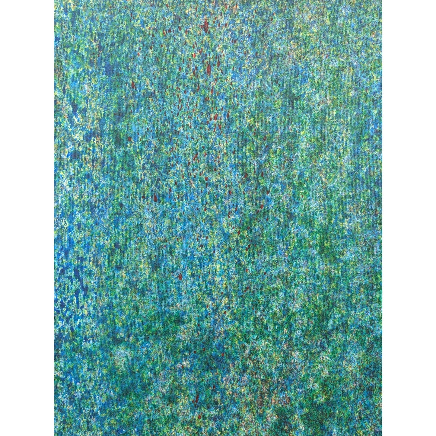 B. Wilson Abstract Painting | 1983 | Spatter Series No. 1