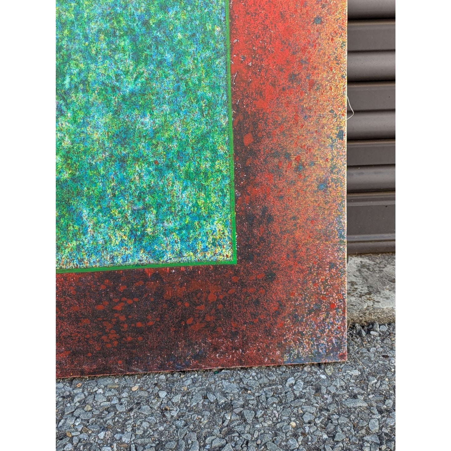 B. Wilson Abstract Painting | 1983 | Spatter Series No. 1