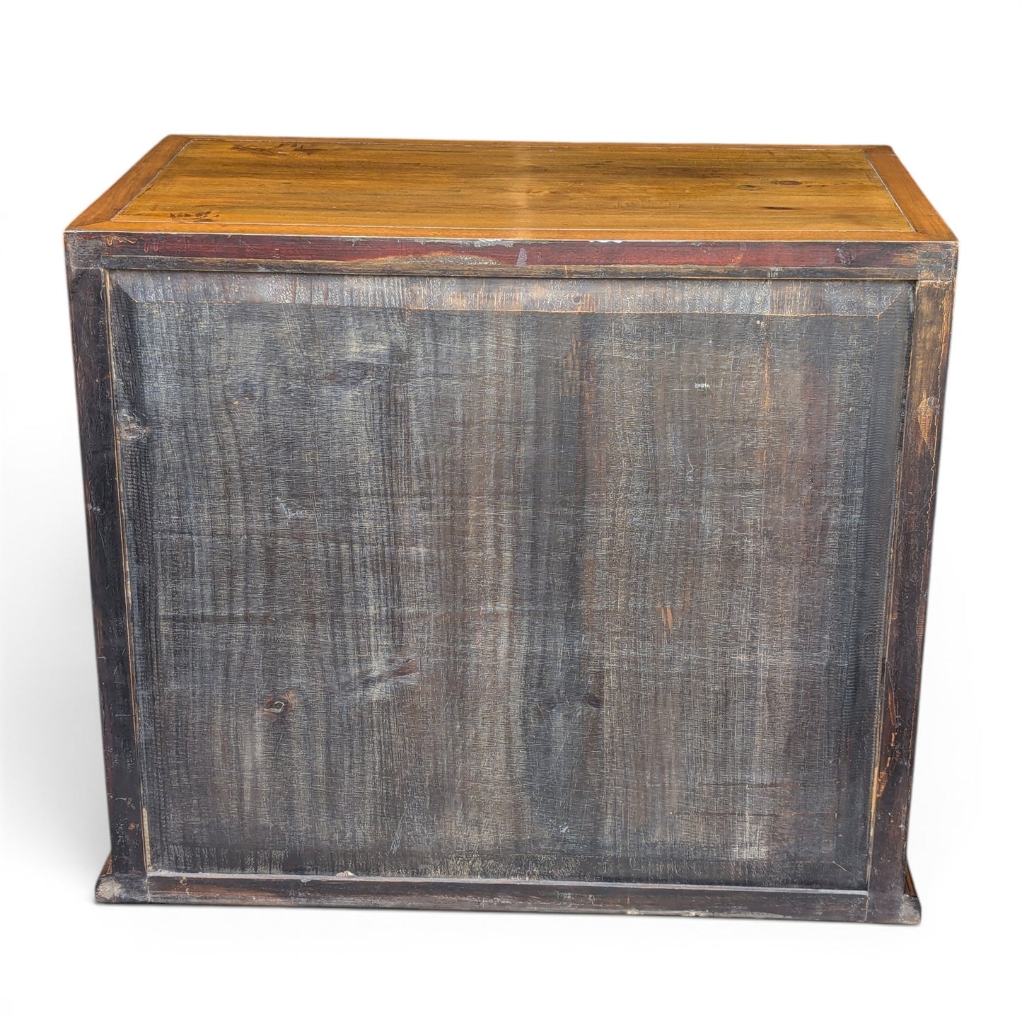 Elm End Table Cabinet | Late 20th Century | Chinese Hardwood