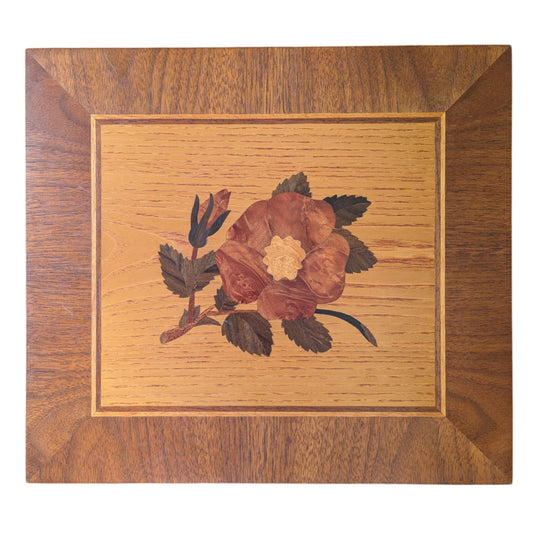 Siegfried Klotsche Marquetry Panel | c. 1970s | Signed Canadian Artist