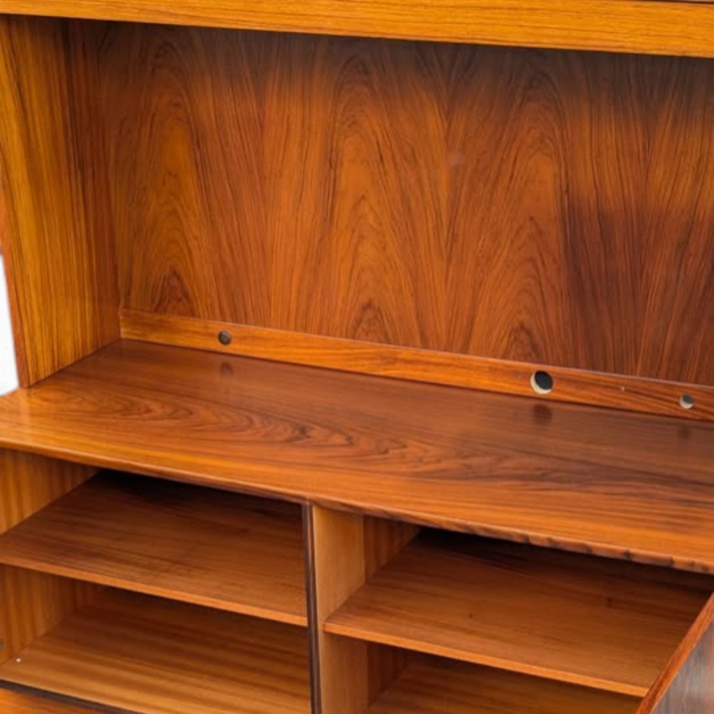 Danish Modern Brazilian Rosewood Bookcase Cabinet