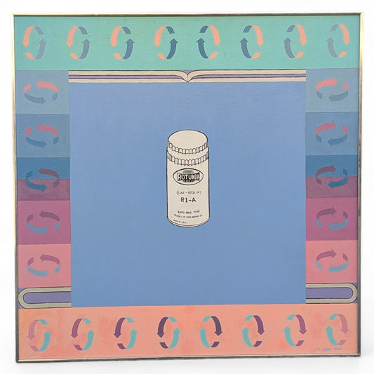 Wm. Jahnke, "Rotunda" | 1974 | Acrylic on Canvas