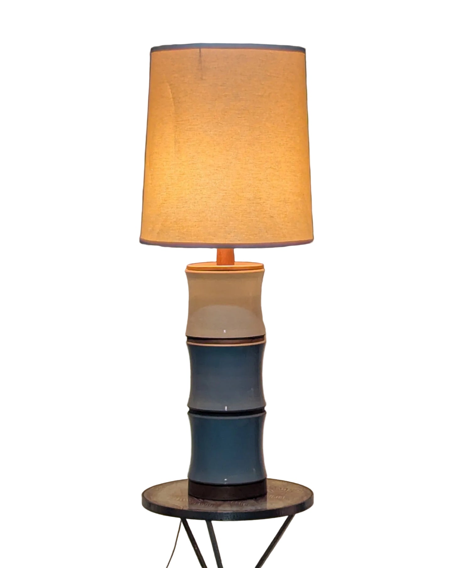 Gordon & Jane Martz for Marshall Studios Stoneware Bamboo Lamp