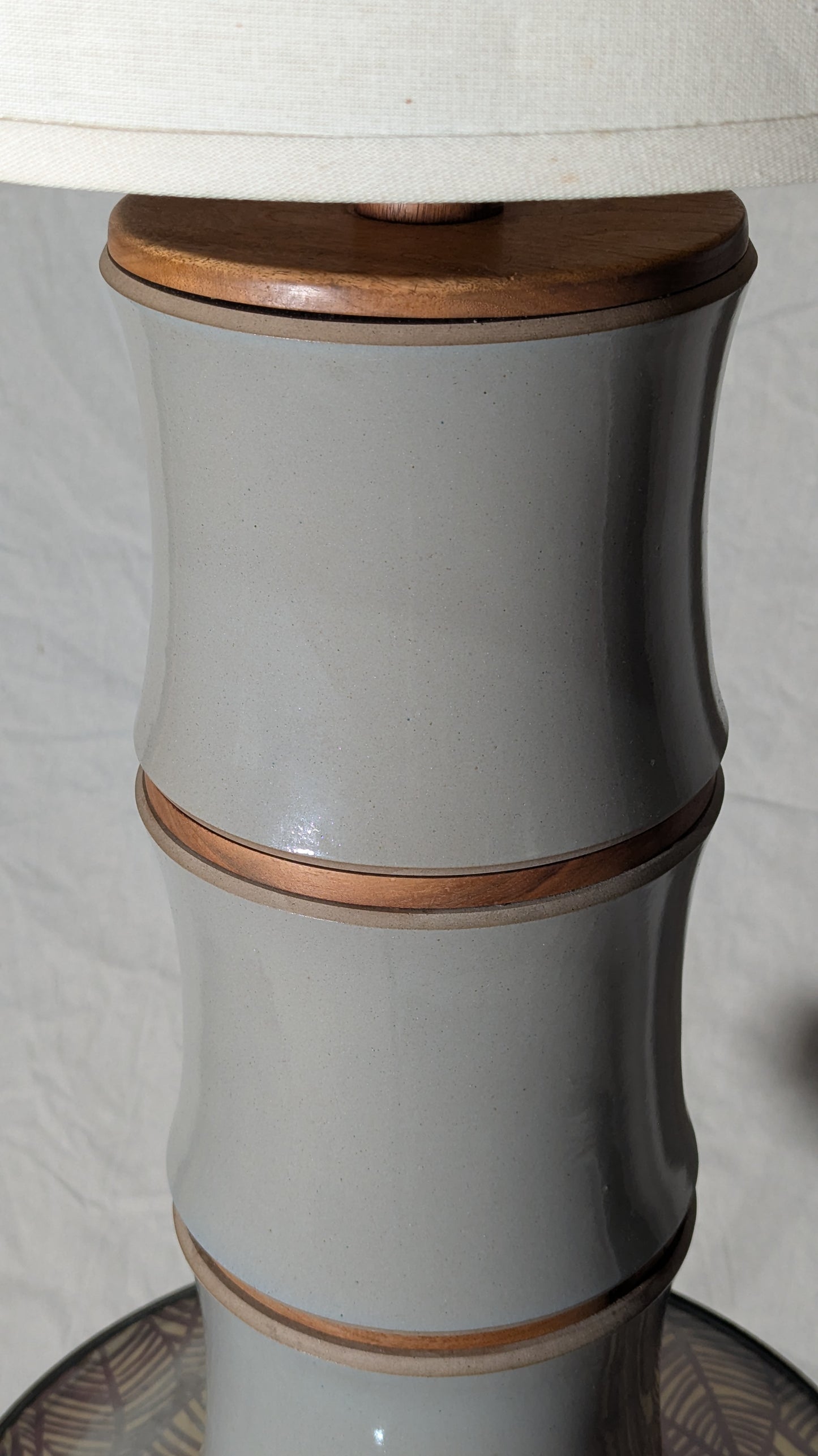 Gordon & Jane Martz for Marshall Studios Stoneware Bamboo Lamp