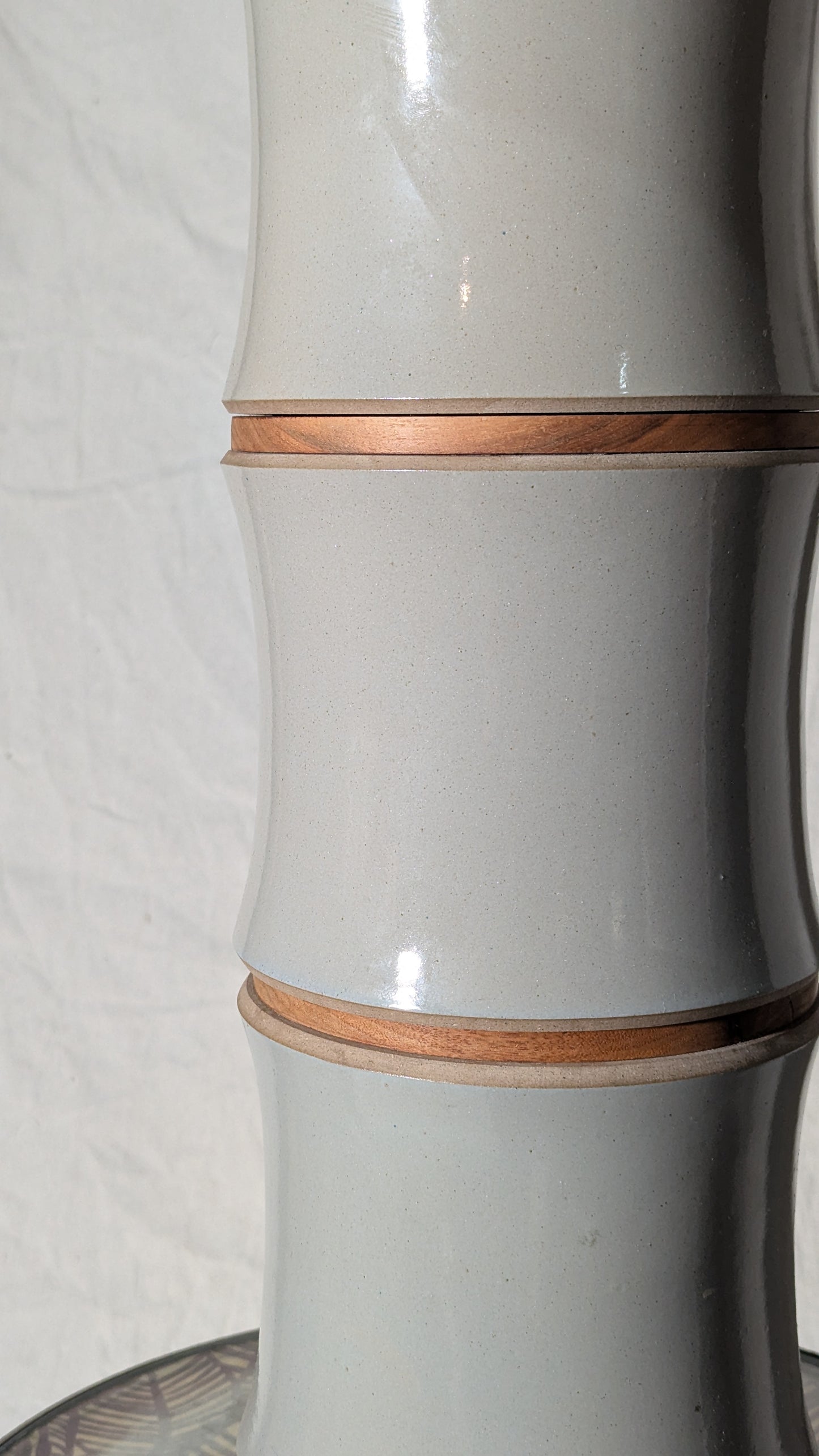 Gordon & Jane Martz for Marshall Studios Stoneware Bamboo Lamp