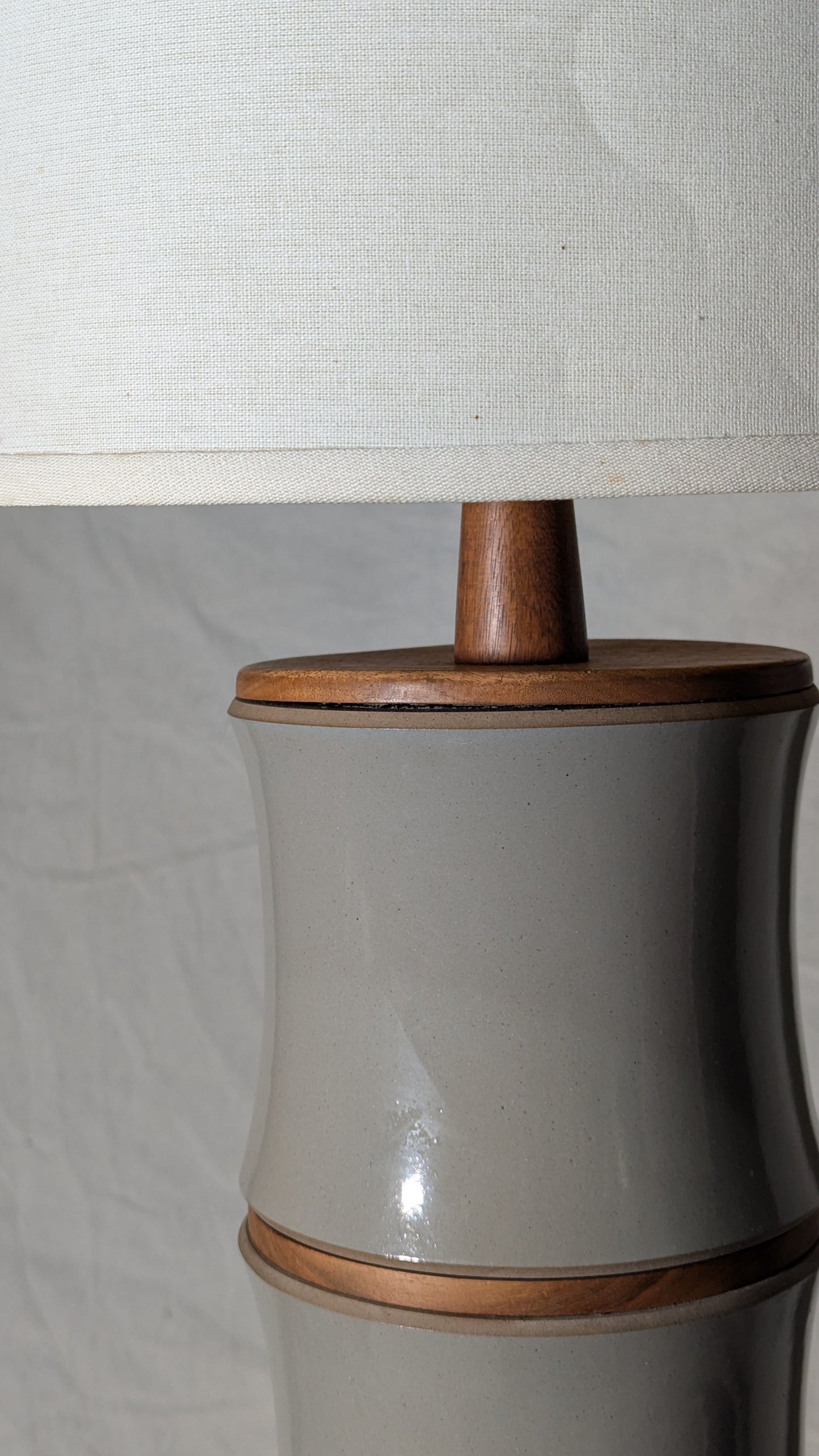Gordon & Jane Martz for Marshall Studios Stoneware Bamboo Lamp
