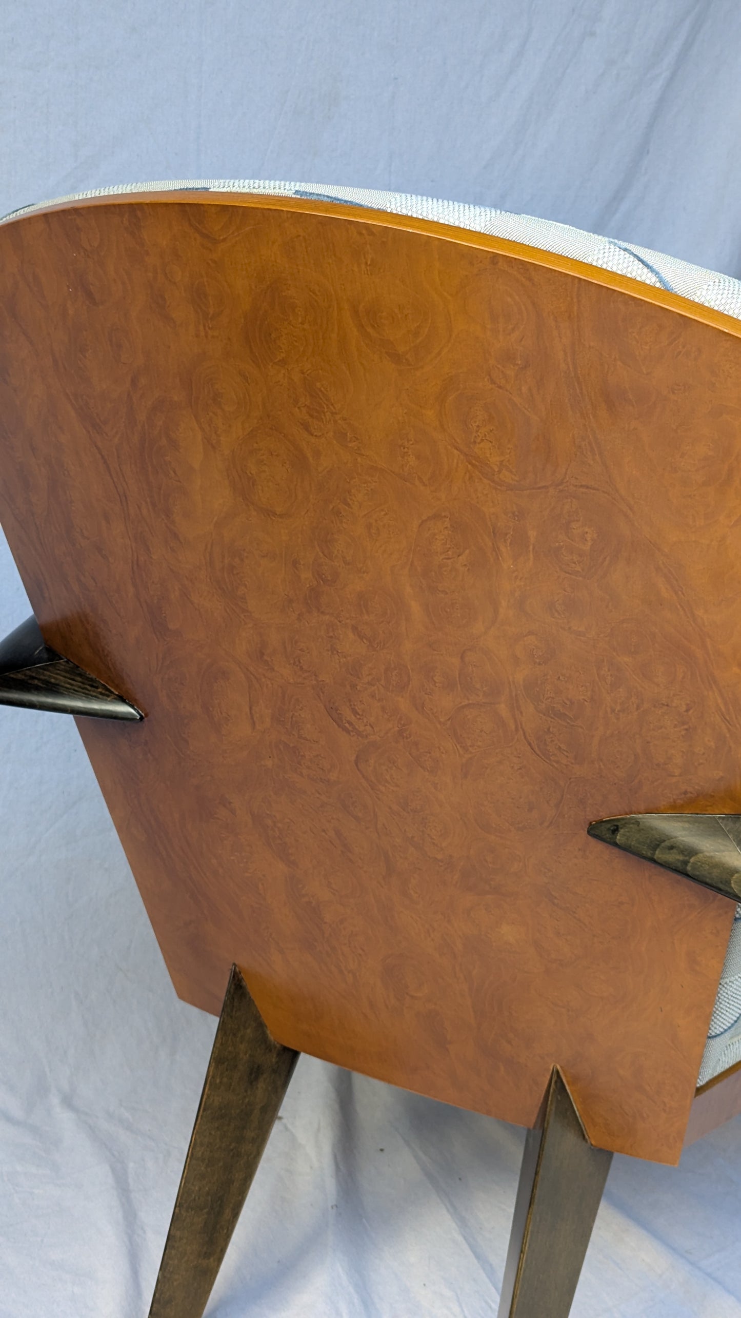 1980s Postmodern Lounge Chair + Ottoman, Adam Tihany for Pace Collection