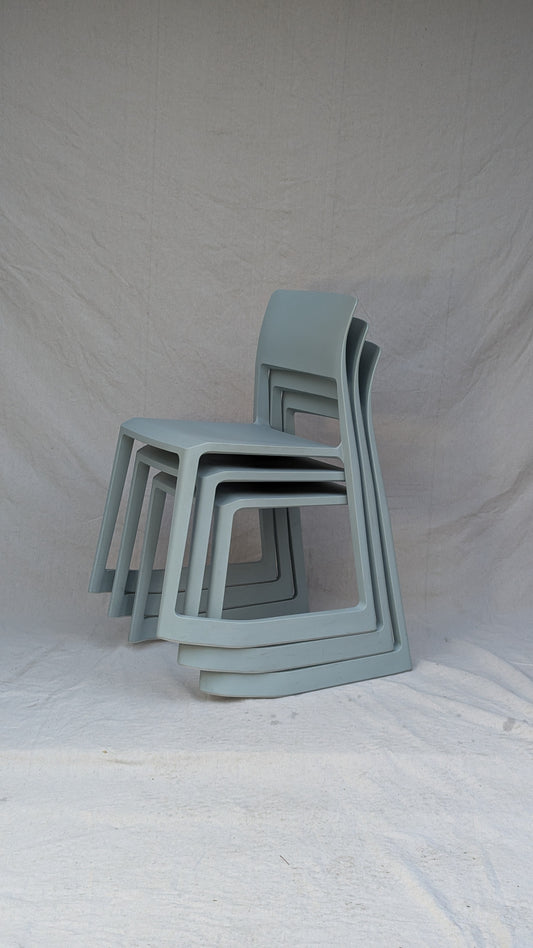 Vitra Tip Ton Chairs (Barber & Osgerby) - Glacier Blue