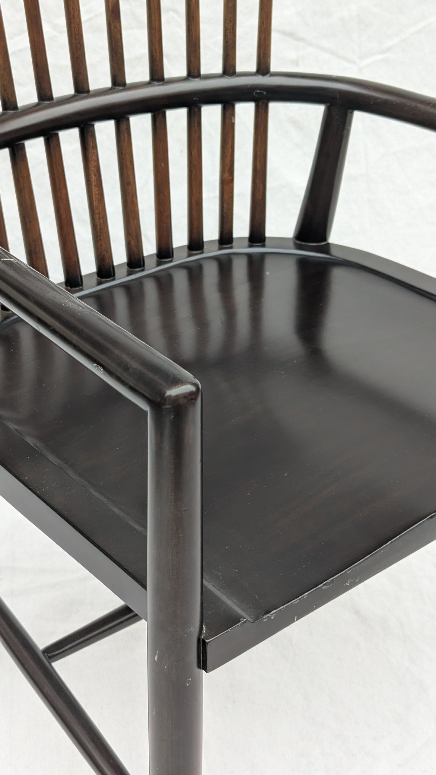 Set of 4 Palecek "Jefferson" Spindle Arm Chairs