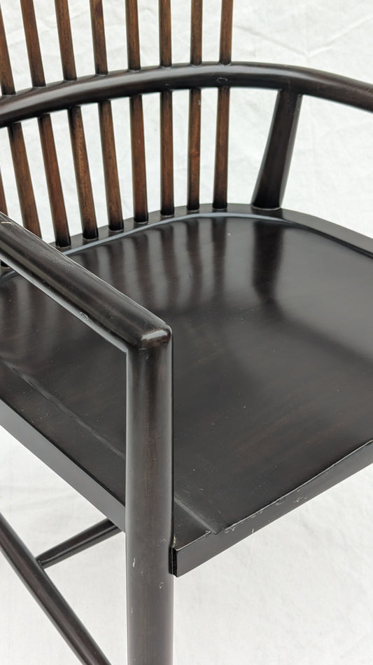 Set of 4 Palecek "Jefferson" Spindle Arm Chairs