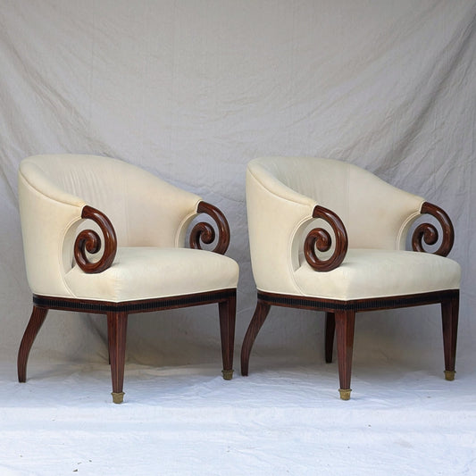 Pair of Therien "Vitruvian" Armchairs