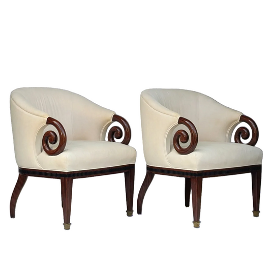 Pair of Therien "Vitruvian" Armchairs