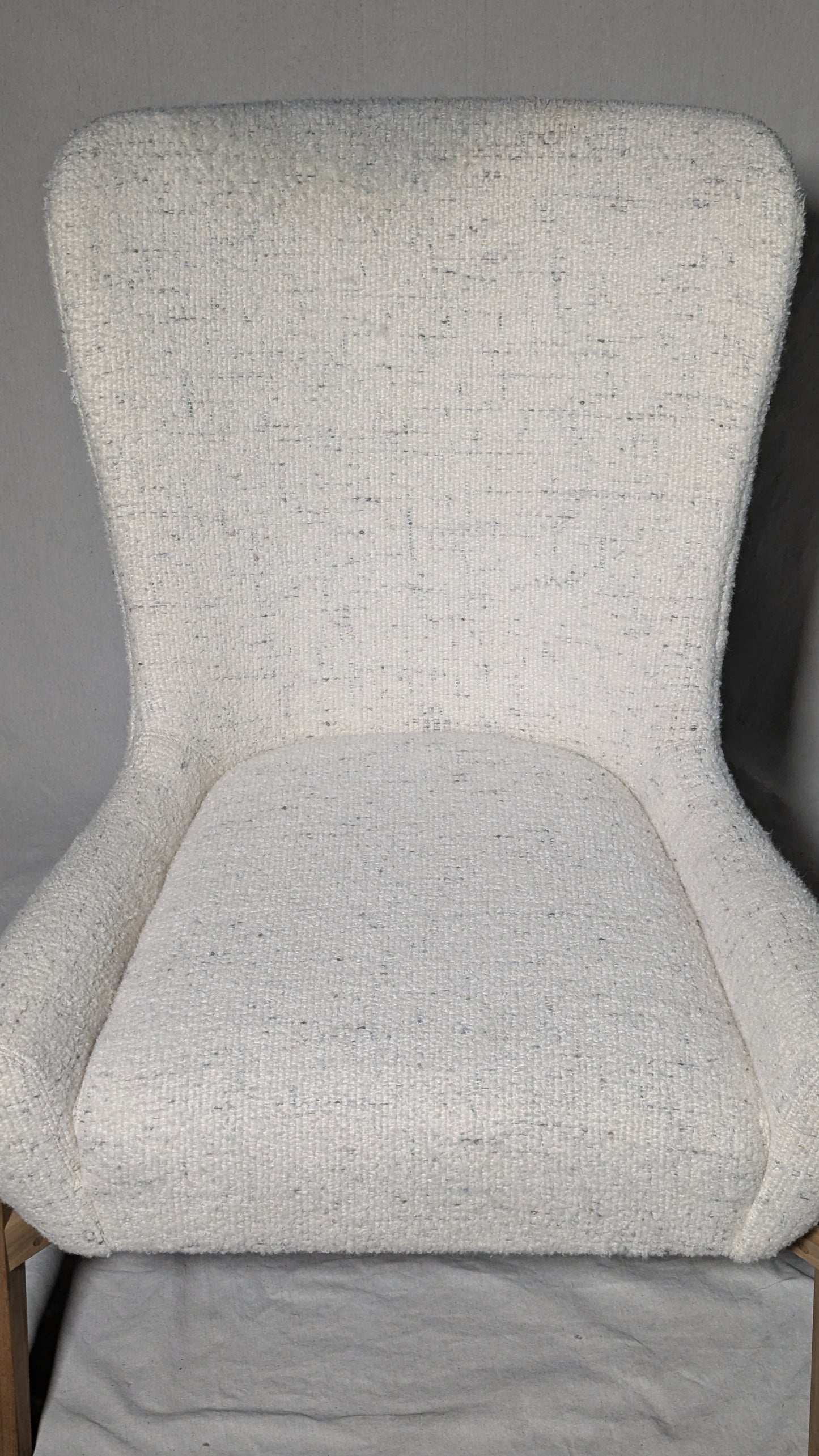 Verellen Fernando Wing Chair | Bouclé + Ash