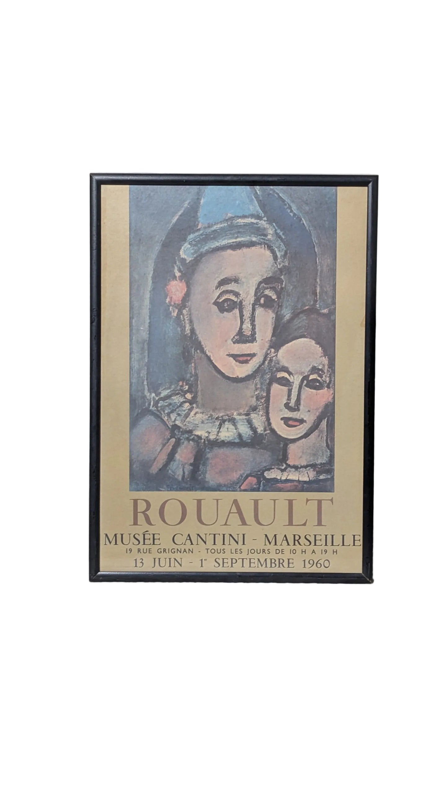 Georges Rouault Exhibition Poster, 1960 Mourlot Lithograph