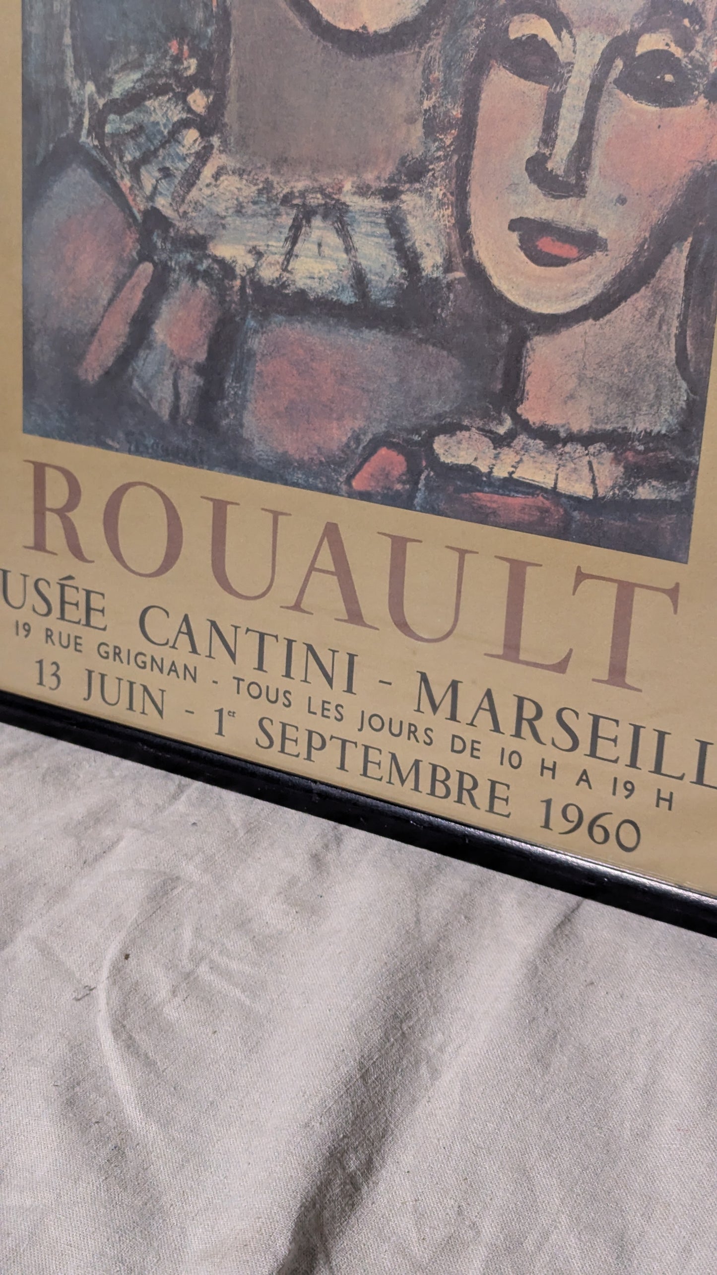 Georges Rouault Exhibition Poster, 1960 Mourlot Lithograph