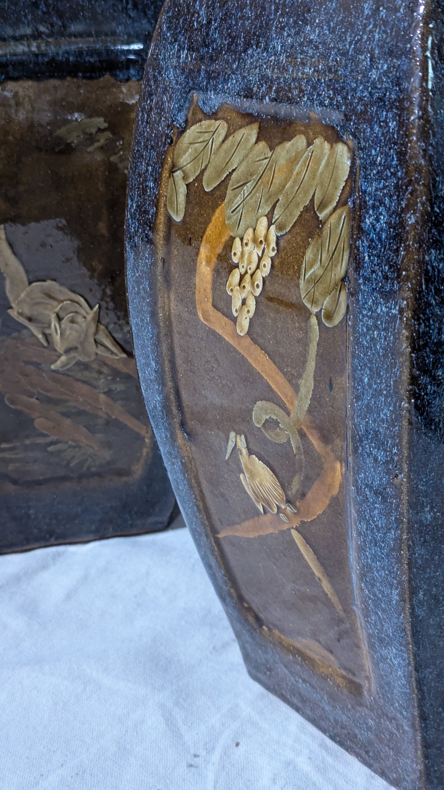 Pair of Vintage Chinese Ceramic Garden Stools