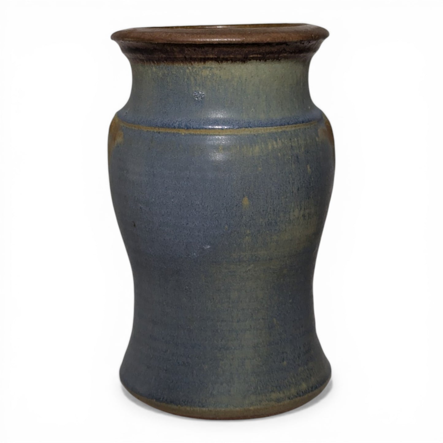 Wheel-Thrown Stoneware Vase | c. 1970s | Signed Davis