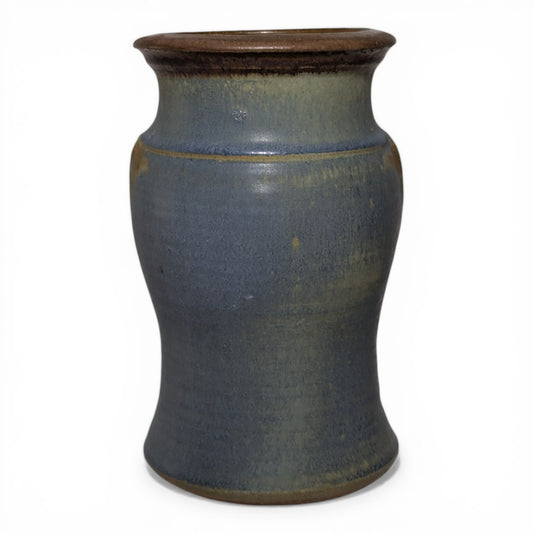 Wheel-Thrown Stoneware Vase | c. 1970s | Signed Davis