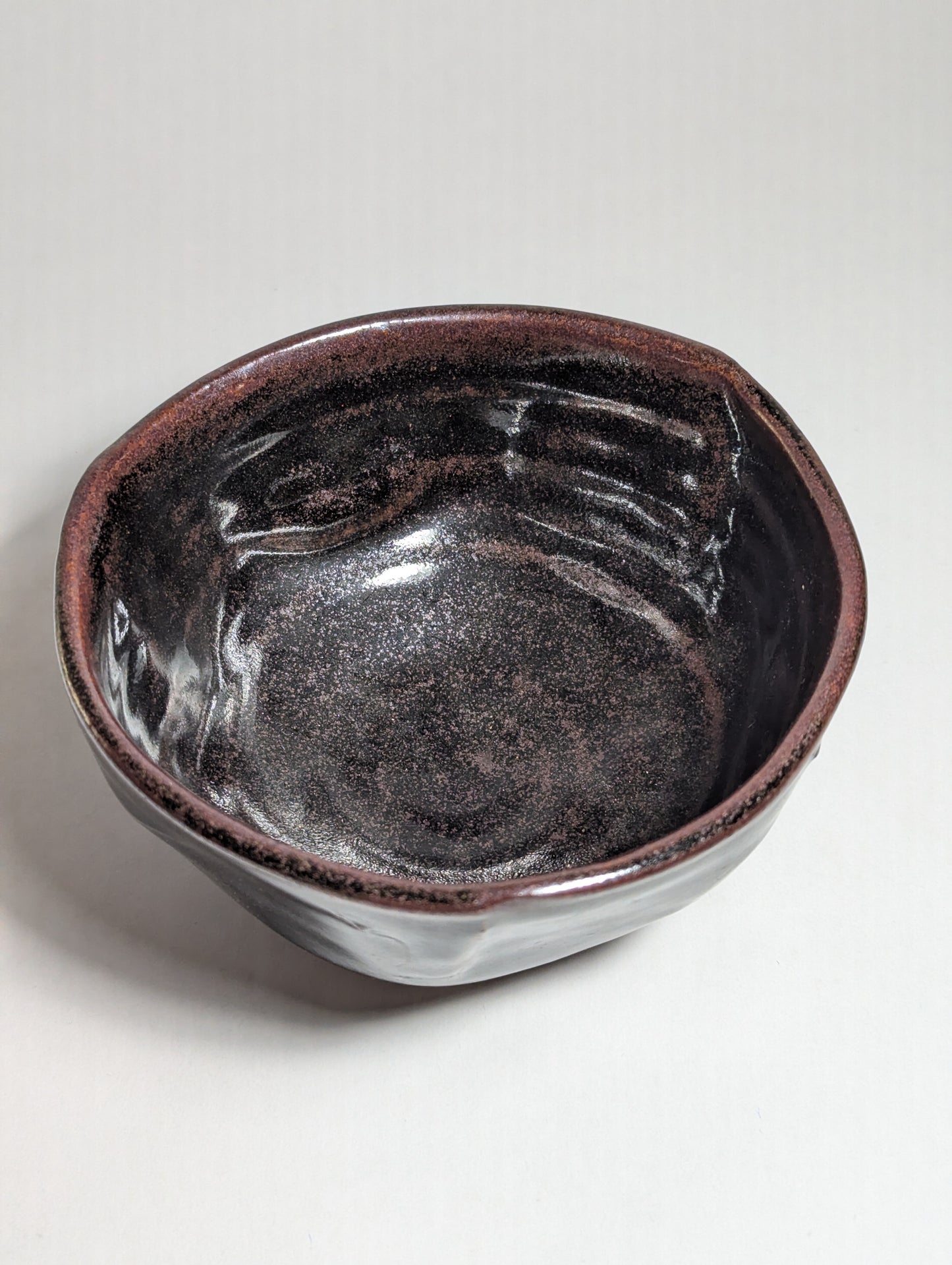 Warren MacKenzie Faceted Tenmoku Bowl