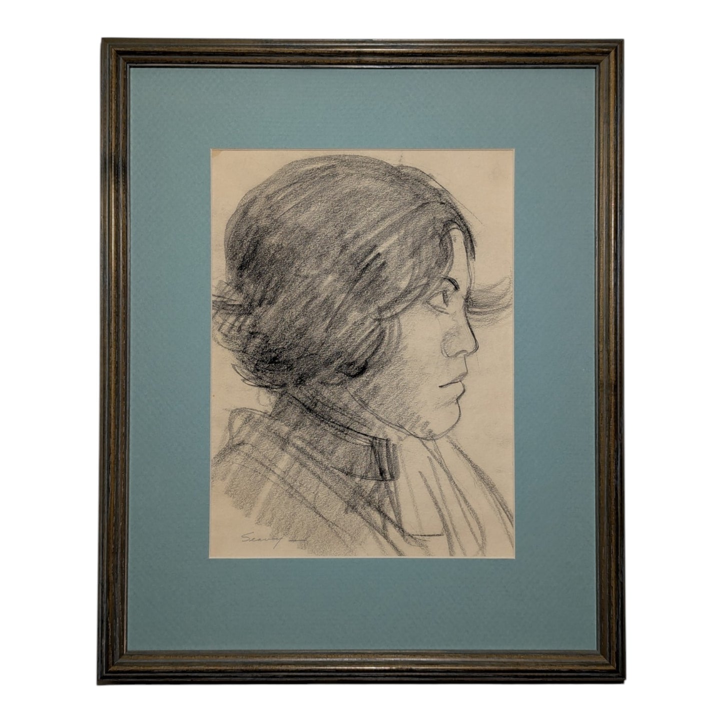 Portrait "Jean" | 1932 | Charcoal on Paper