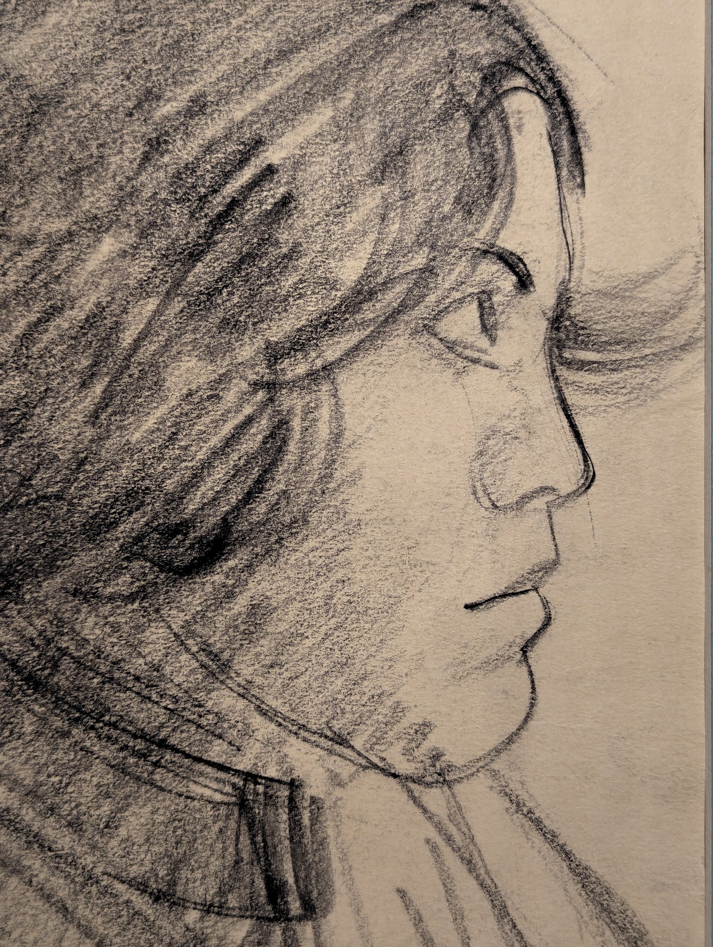 Portrait "Jean" | 1932 | Charcoal on Paper