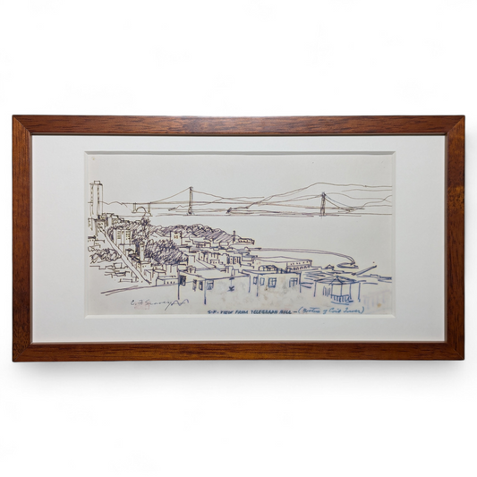 SF Cityscape | c. 1930s | Ink on Paper