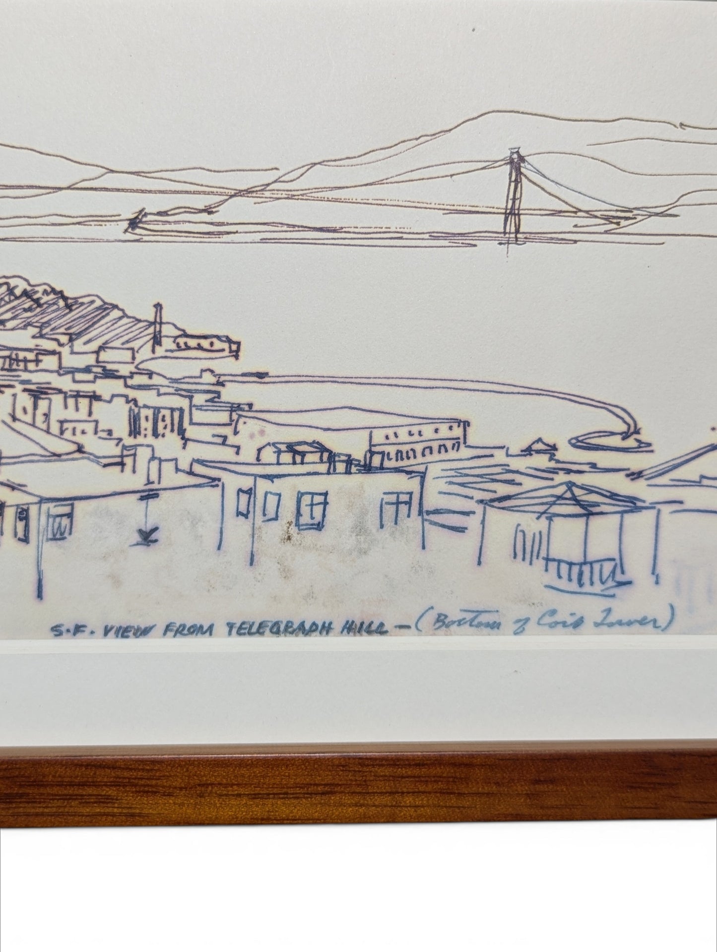 SF Cityscape | c. 1930s | Ink on Paper