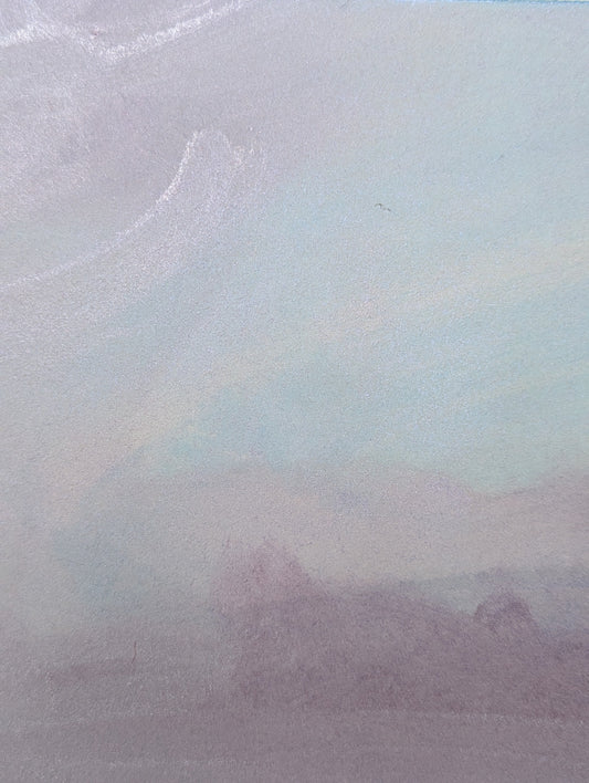 Gary Lichtenstein Atmospheric Landscape | 1982 | Mixed Media on Paper