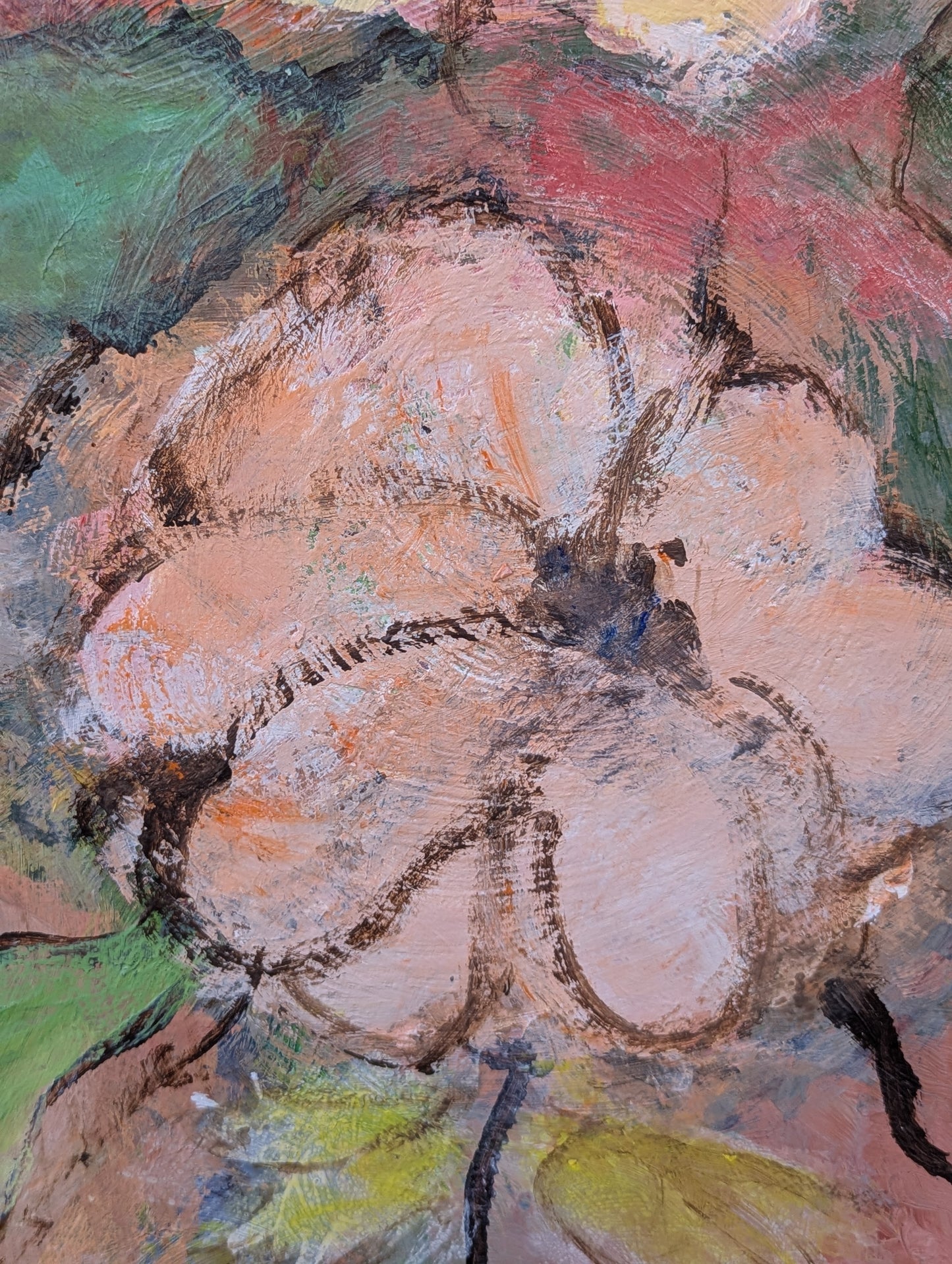 Virginia Banks Abstract Floral | Oil on Board