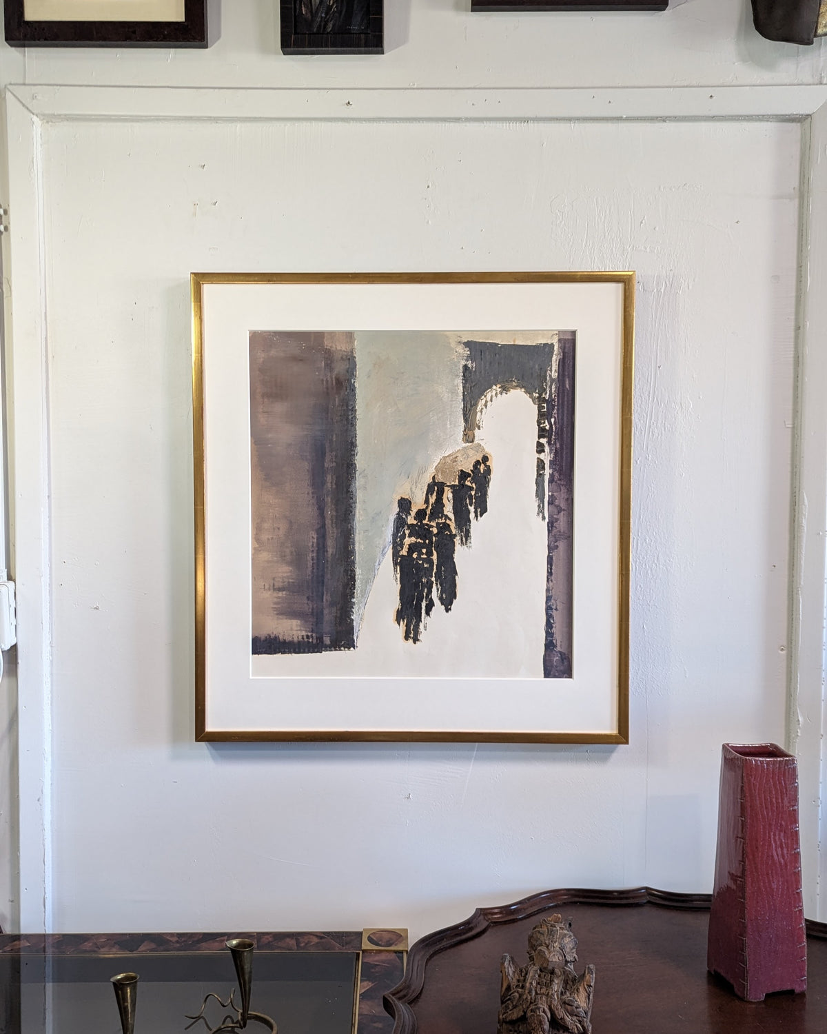 Christine DeMeo Procession | Oil on Paper | Sonoma Artist