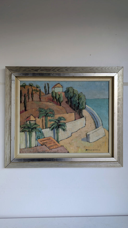 Brita Nordencreutz Mediterranean Coast | 1963 | Oil on Canvas
