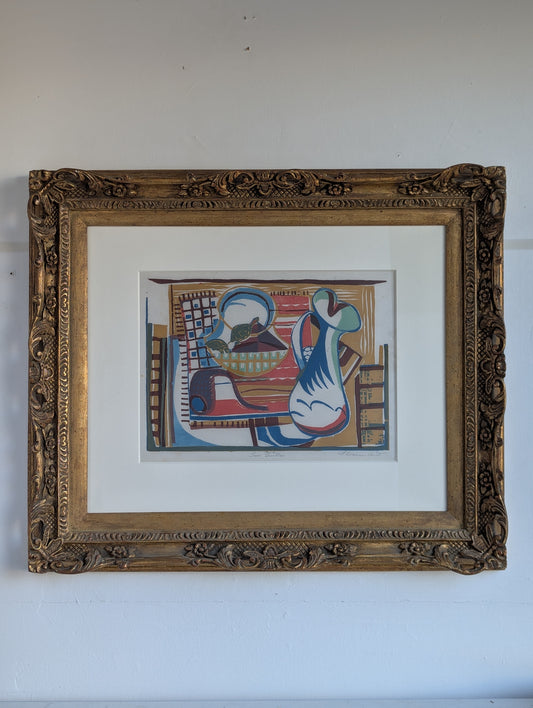 Florence Kent Two Turtles | 1935-42 | WPA Color Woodcut