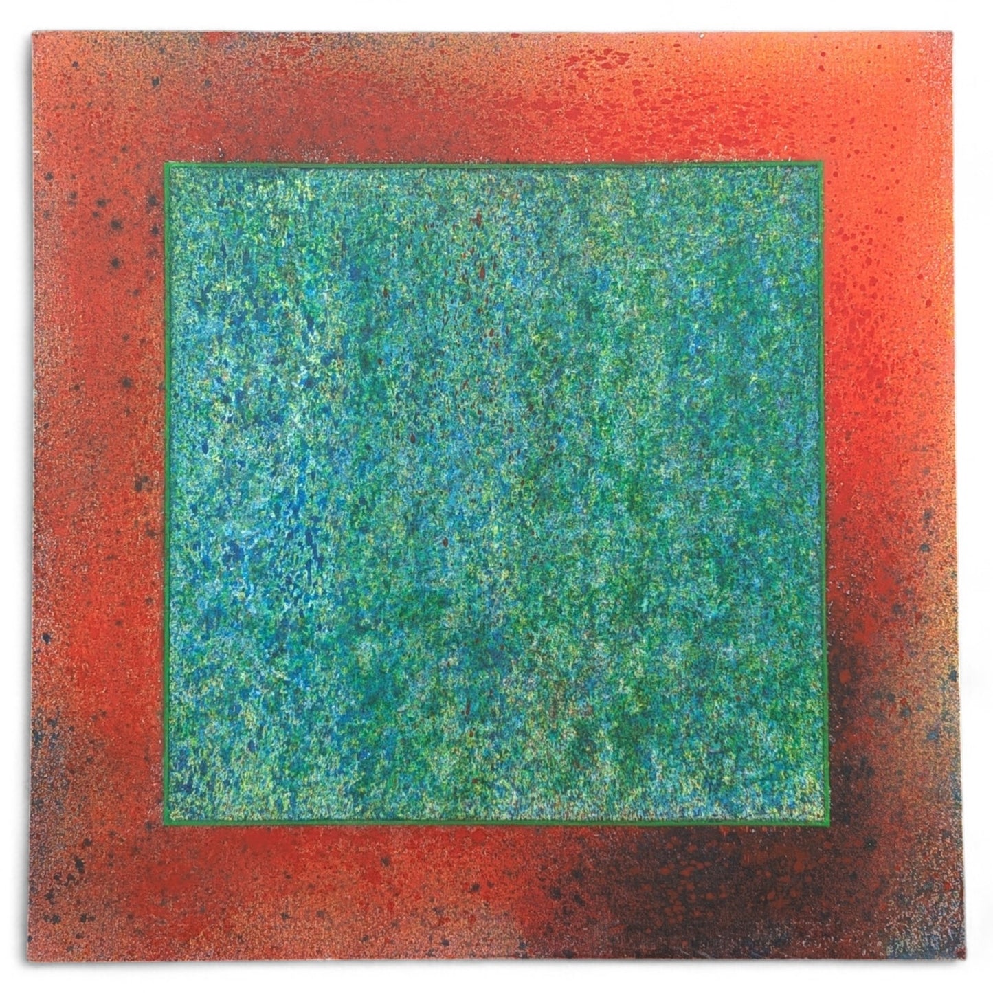 B. Wilson Abstract Painting | 1983 | Spatter Series No. 1