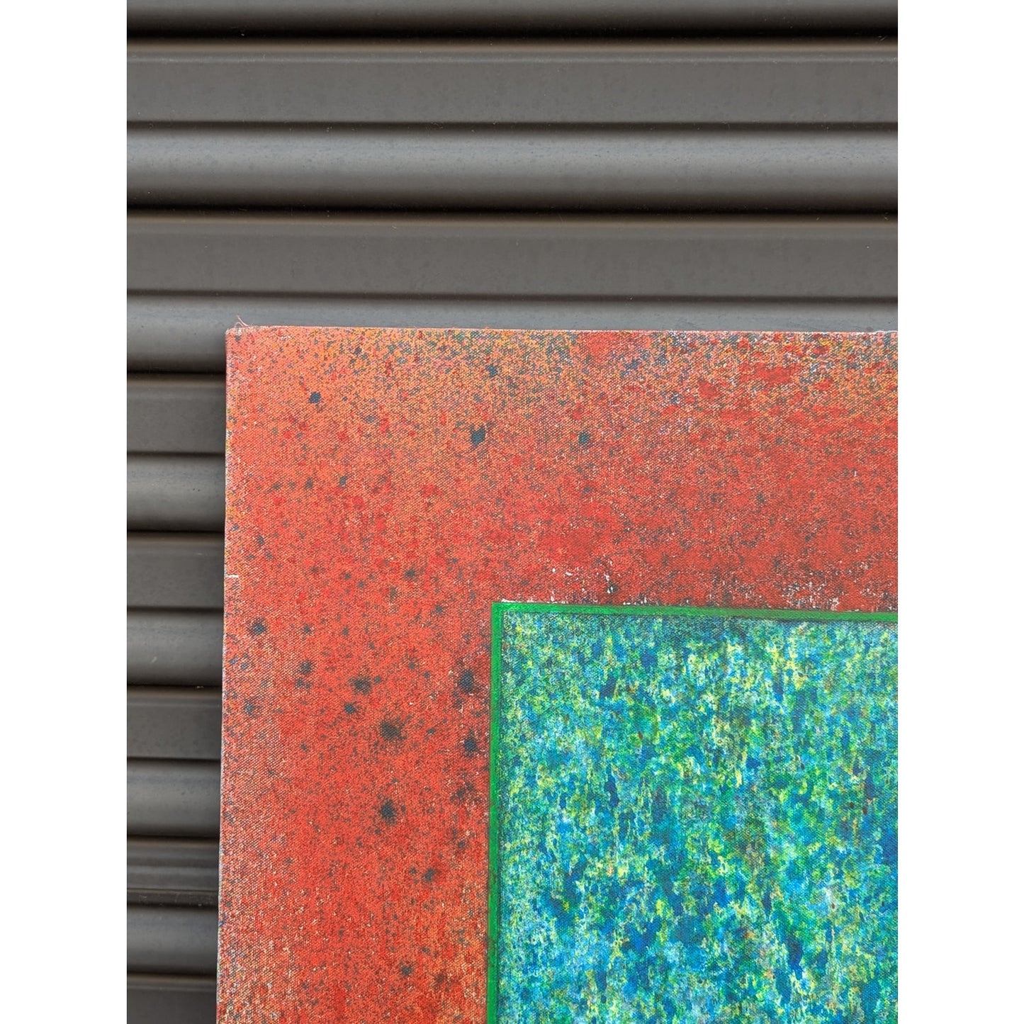 B. Wilson Abstract Painting | 1983 | Spatter Series No. 1