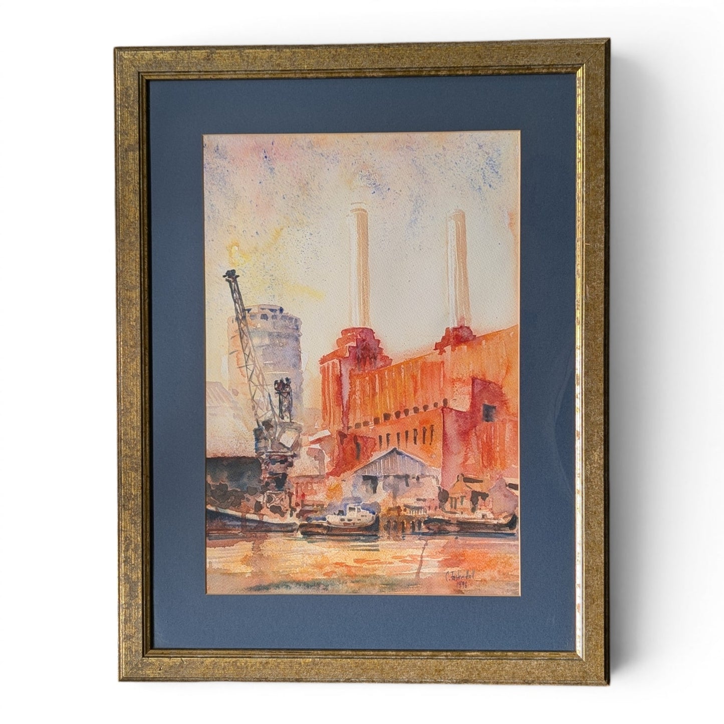 Charles Foster-Hall Battersea Power Station | 1996 | Signed Watercolor