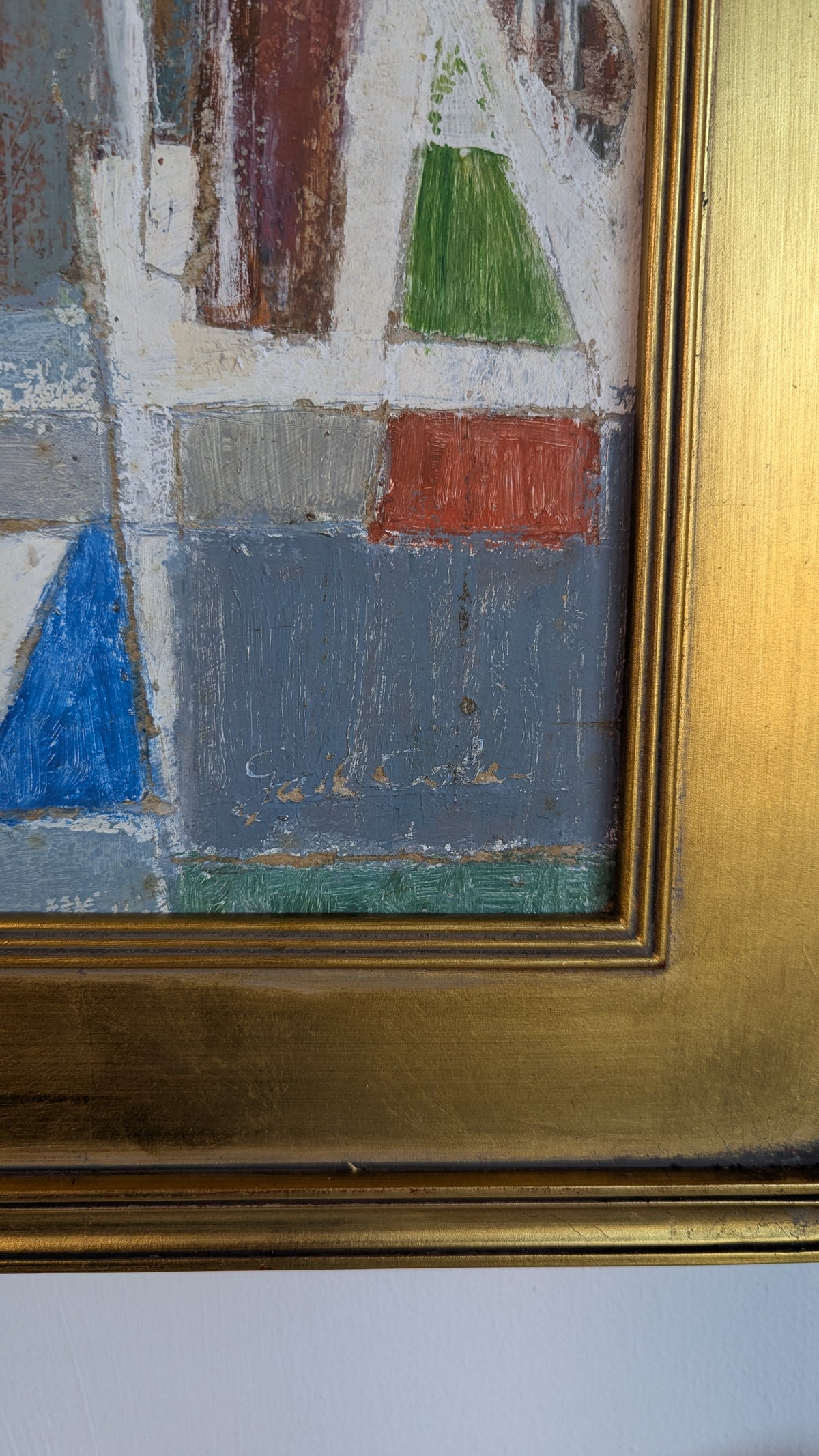 Gail Cole Three Points of View | 1963 | Acrylic on Board