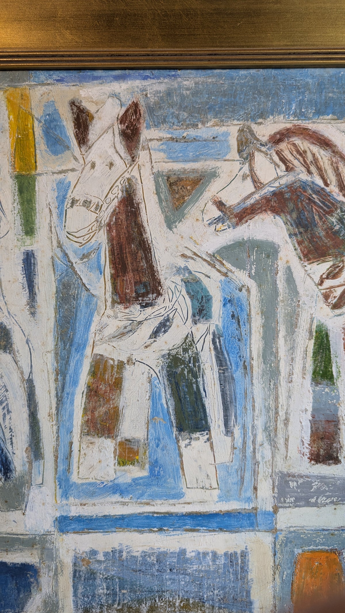 Gail Cole Three Points of View | 1963 | Acrylic on Board
