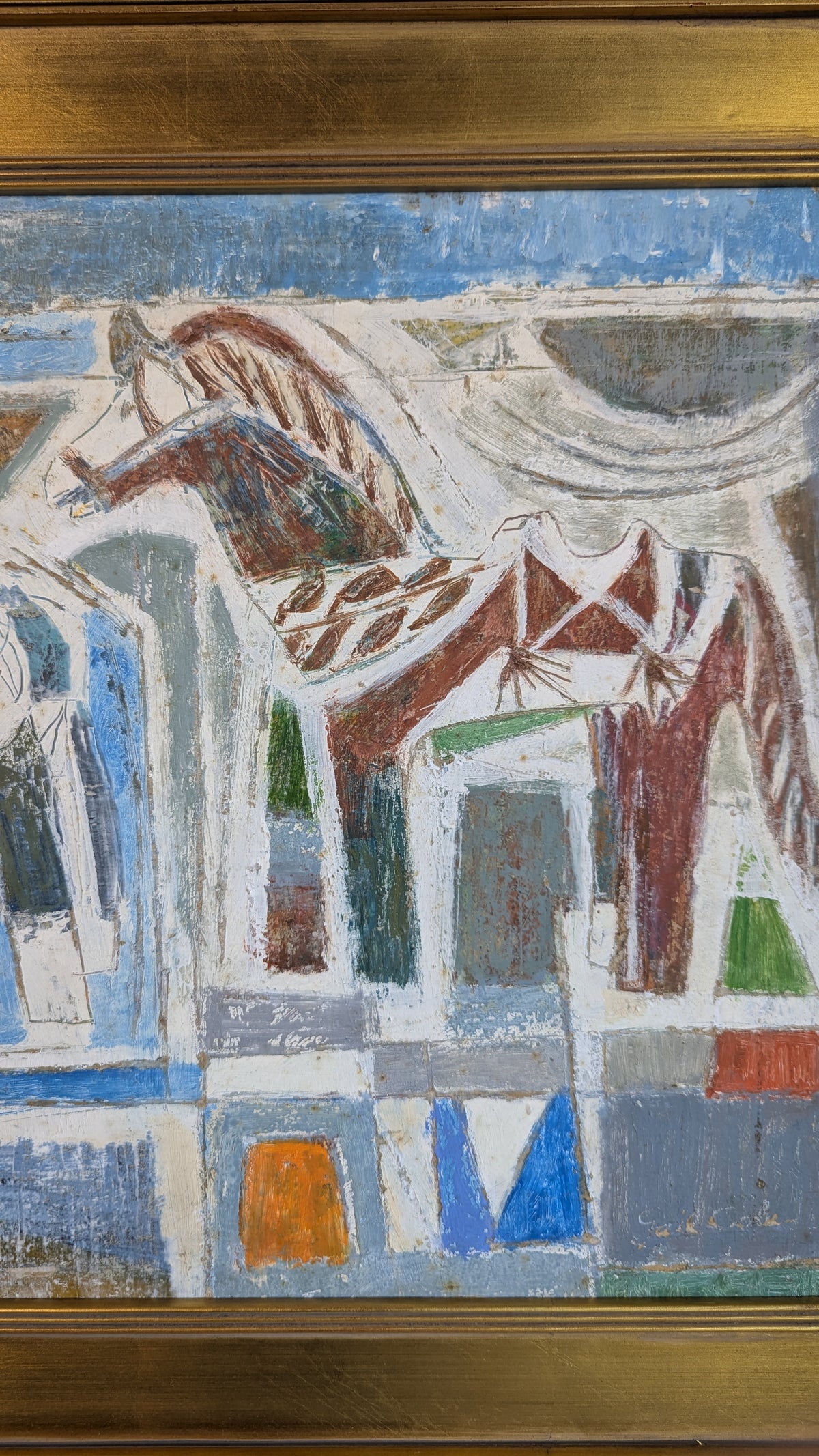 Gail Cole Three Points of View | 1963 | Acrylic on Board
