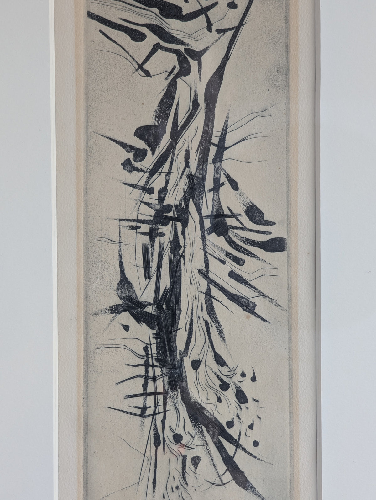 Abstract Etching | Mid-Century | Pencil Signed